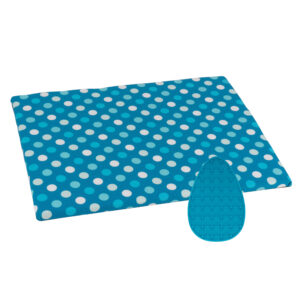 Semplix Bügel-Set mit Mini-Bügeleisenablage türkis/türkis