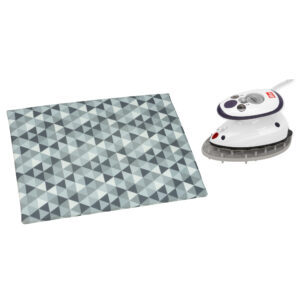 Semplix Bügel-Set mit Ablage und Prym Mini-Bügeleisen (stein / grau)