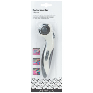 Semplix rotary cutter mini soft grip (28 mm / gray)