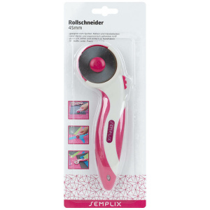 Semplix rotary cutter Maxi Soft handle (45 mm / pink)