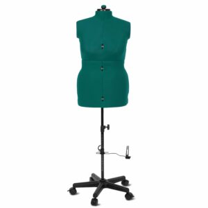 Supa Fit "L" tailoring dummy/tailor's bust with castors (adjustable / turquoise)