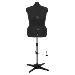 Tailor's dummy/ Tailor's bust DIANA "D" XL black (adjustable)