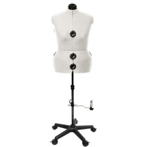 Tailor's dummy/ Tailor's bust DIANA "D" XL beige with castors (adjustable)