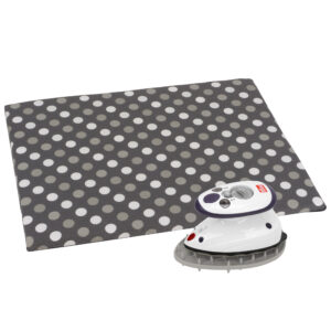 Semplix Bügel-Set mit Ablage und Prym Mini-Bügeleisen grau/ grau