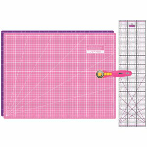 Semplix cutting mat set pink/purple A2 (mat 60 x 45 cm)