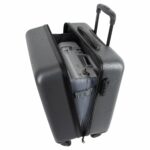 Semplix sewing machine trolley (M / steel gray / hard shell)