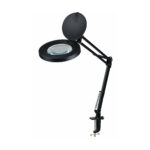 Semplix Lupen-LED-Tischleuchte (schwarz)