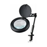 Semplix Lupen-LED-Tischleuchte (schwarz)