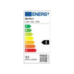 Semplix Lupen-LED-Tischleuchte (schwarz)