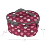 Semplix Reisebügeleisentasche Soft Polka Dots berry