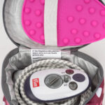 Semplix Reisebügeleisentasche Soft Polka Dots berry