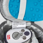 Semplix Reisebügeleisentasche Soft Polka Dots petrol
