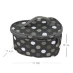 Semplix Reisebügeleisentasche Soft Polka Dots anthrazit