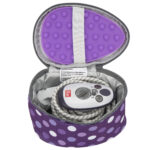 Semplix Reisebügeleisentasche Soft Polka Dots purple