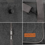 Semplix Overlocktasche anthrazit/grau