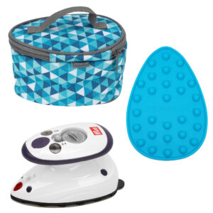 Semplix Prym mini iron bundle - Diamond petrol + silicone tray turquoise