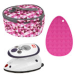 Semplix Prym mini iron bundle - Diamond berry + silicone tray pink