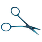 Semplix Präzisionsstickschere 10cm, 2-fach gebogen, Plasmabeschichtung