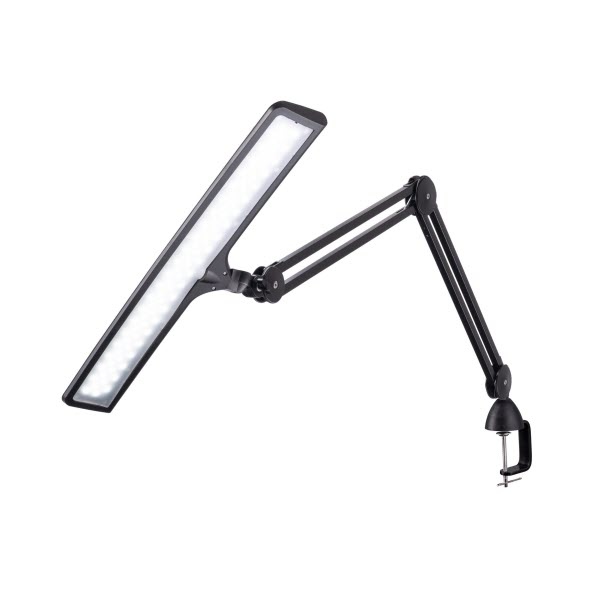 Daylight Lumi LED Arbeitsplatzleuchte (schwarz/ Klemm/ dimmbar)