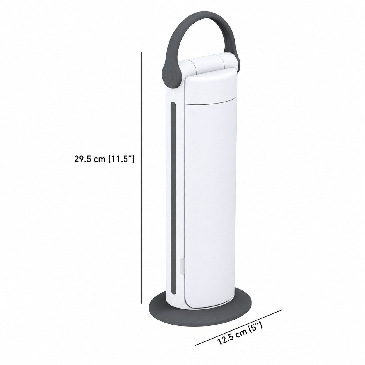 Daylight Twist 2 klappbare LED Tageslichtleuchte (weiß/ grau)