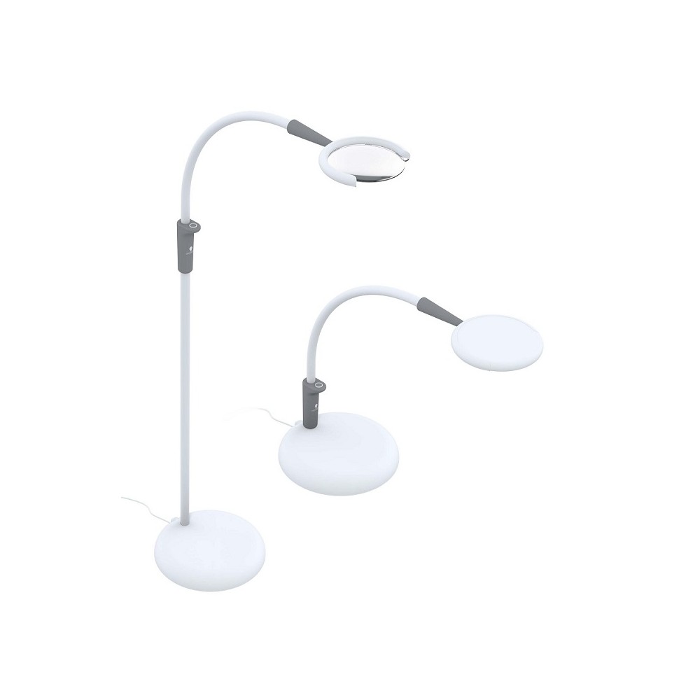 Daylight Magnificent Pro Stand - Tischlupe (weiß/ grau/ Ø 13 cm/ 1,75-Fach)