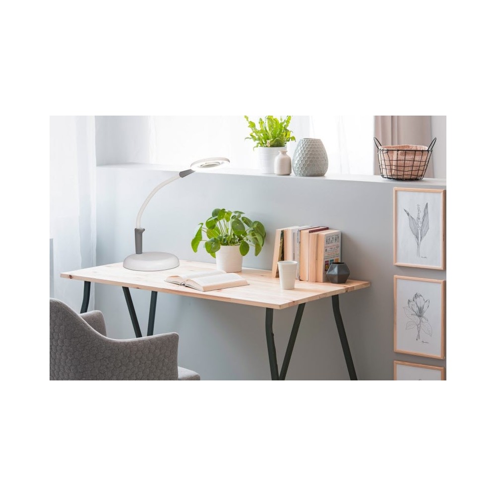 Daylight Magnificent Pro Stand - Tischlupe (weiß/ grau/ Ø 13 cm/ 1,75-Fach)