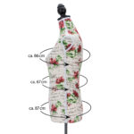 Semplix tailor's bust "Calico Roses" | Decorative tailor's dummy with rose motif