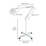 Daylight LED Lupenlampe S mit Standfuß (Stehleuchte)
