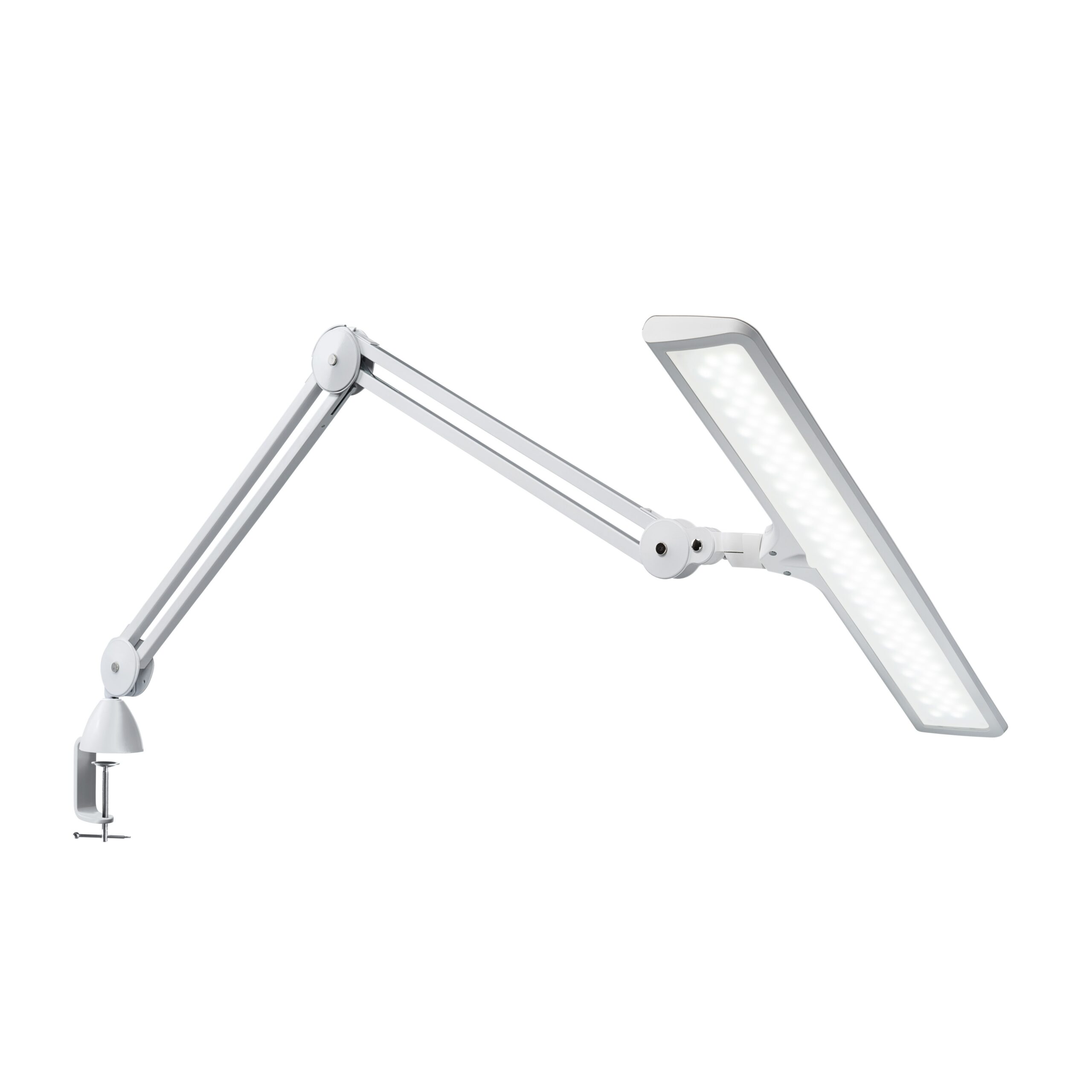 Daylight Lumi LED Arbeitsplatzleuchte (weiß/ Klemm/ dimmbar)