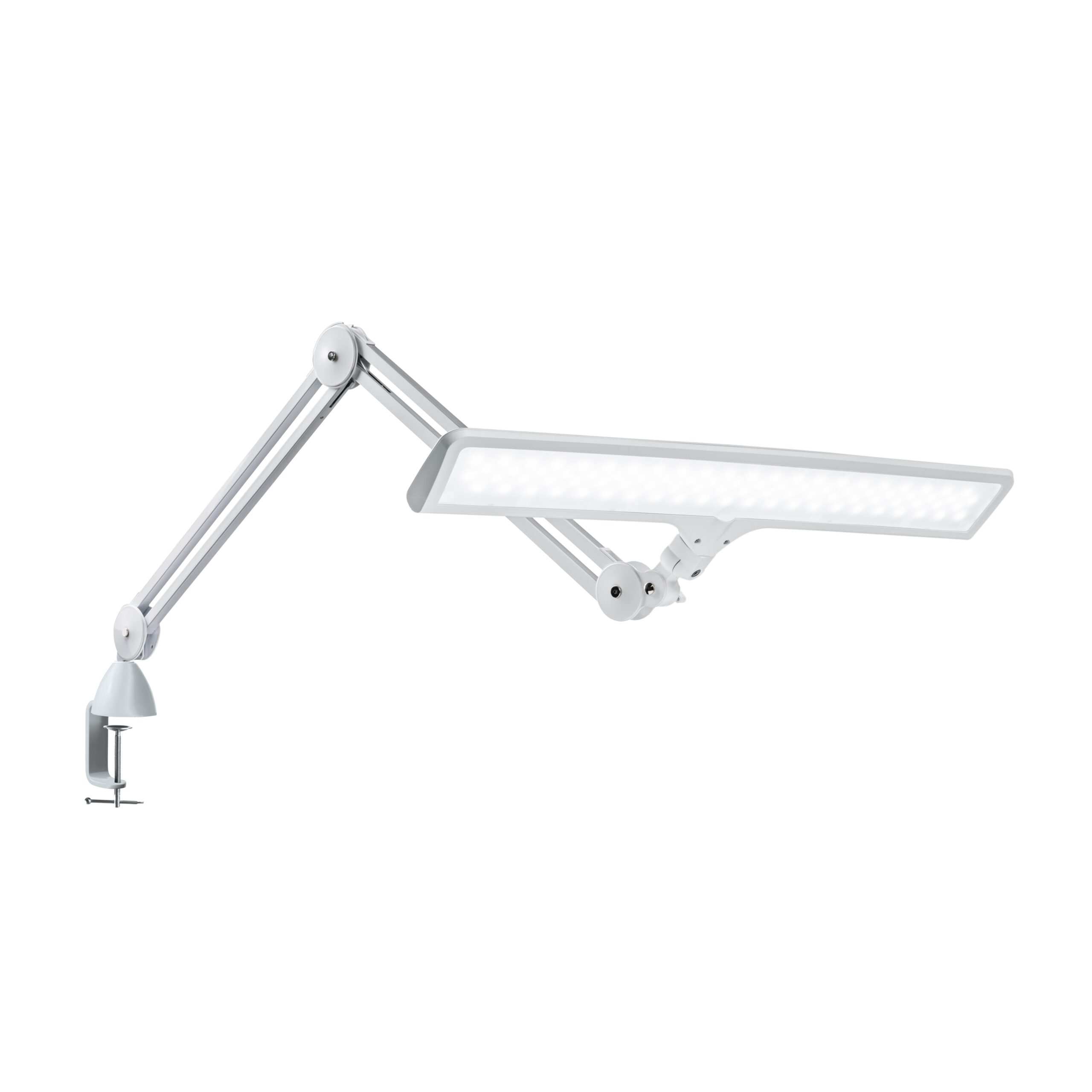Daylight Lumi LED Arbeitsplatzleuchte (weiß/ Klemm/ dimmbar)