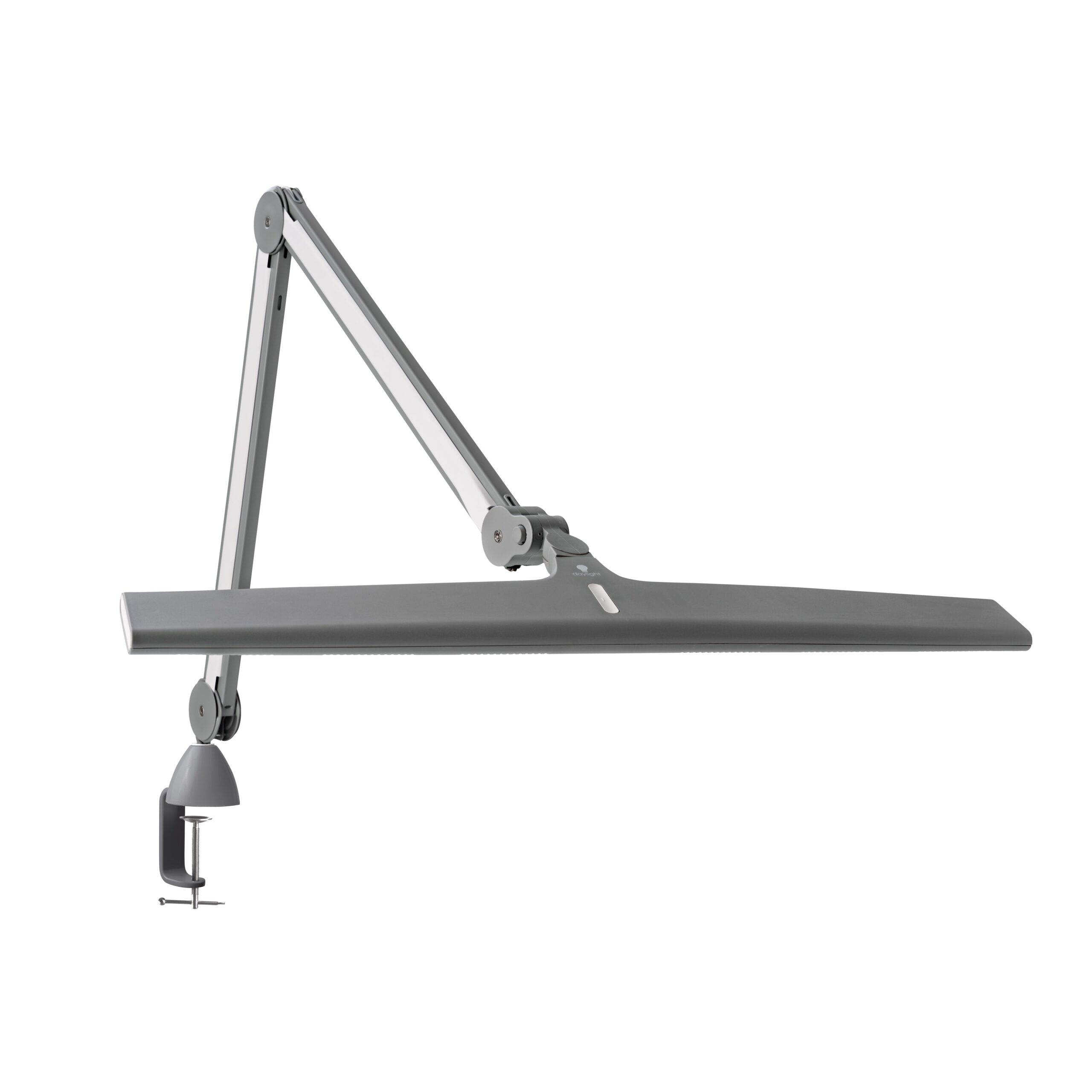 Daylight Luminos LED Arbeitsplatzleuchte (grau/ Klemm/ dimmbar)